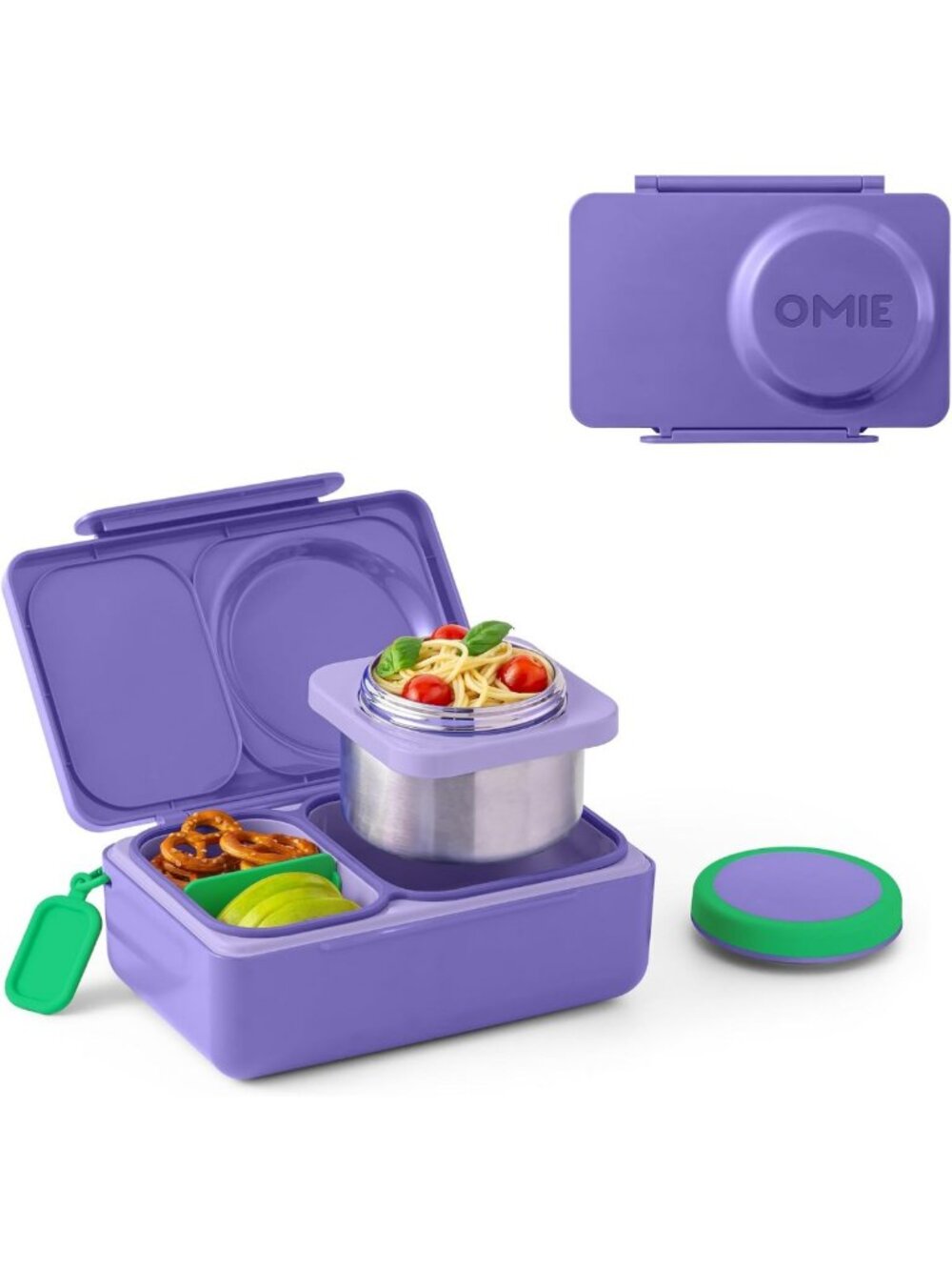 Insulated Kids Bento Box - Galaxy Purple, Perfect for Lunches & Snacks